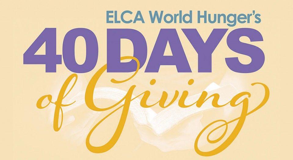 ELCA Logo - Join 40 Days of Giving - Living Lutheran