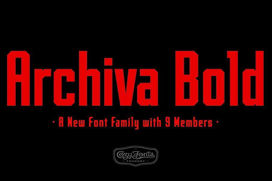 Archiva Logo - Archiva Bold ~ Sans Serif Fonts ~ Creative Market