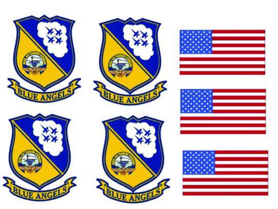 Blue Angles Logo - Attachment browser: blue angels logo.jpg by peterrob - RC Groups