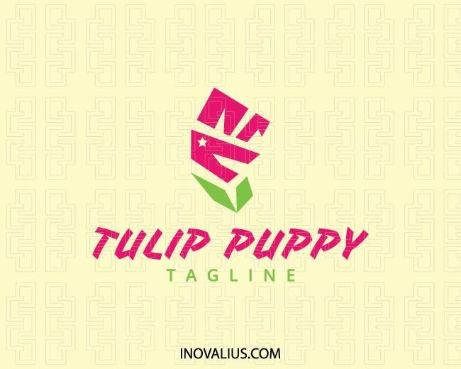 Puppy Logo - Tulip Puppy Logo For Sale