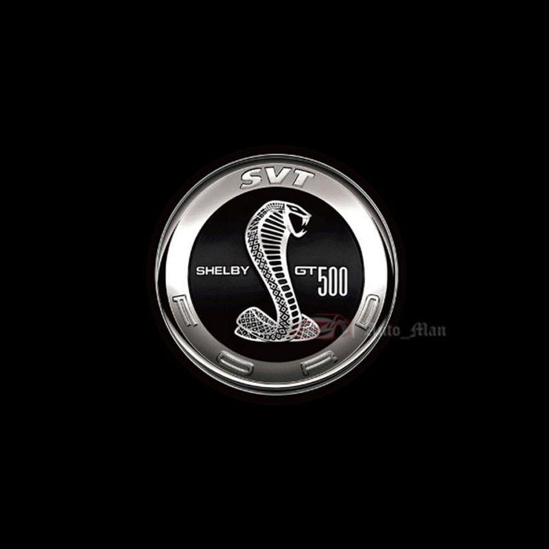 GT500 Logo - US $20.57 6% OFF|2x Wired Car Door Welcome Step Courtesy Laser Projection  GT500 Logo Ghost Shadow Puddle LED Light for Mustang Shelby #C1015-in Car  ...