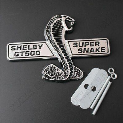 GT500 Logo - New Shelby GT500 SVT Super Snake Front Grille Emblem Badge Decal for  Mustang GT 844764001985 | eBay