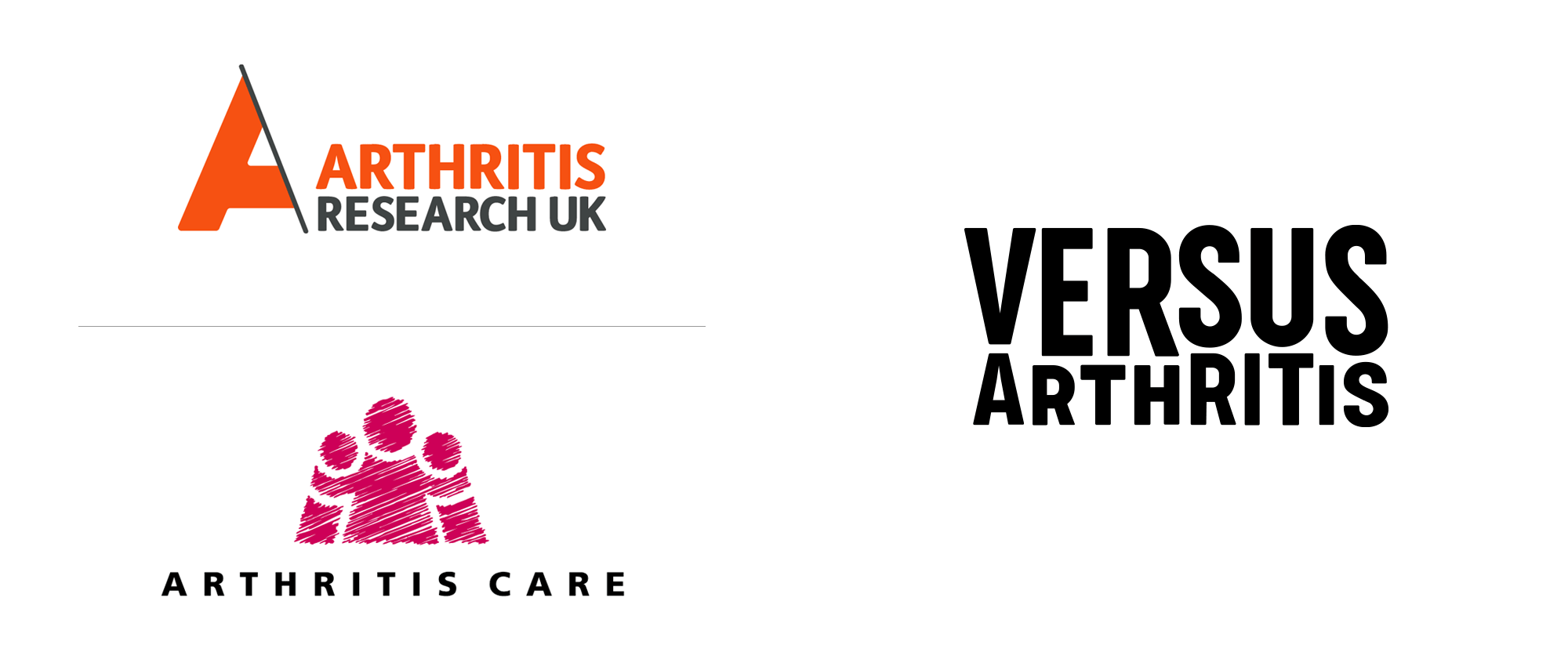 Arthritis Logo - Brand New: New Name, Logo, and Identity for Versus Arthritis