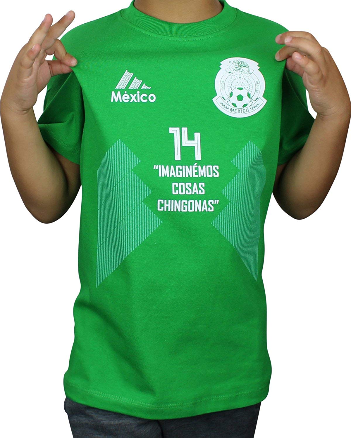 Chicharito Logo - Amazon.com: Imaginemos Cosas Chingonas Kids Shirt Chicharito Javier ...