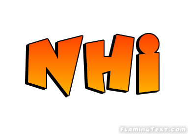 Nhi Logo - Nhi Logo. Free Name Design Tool from Flaming Text