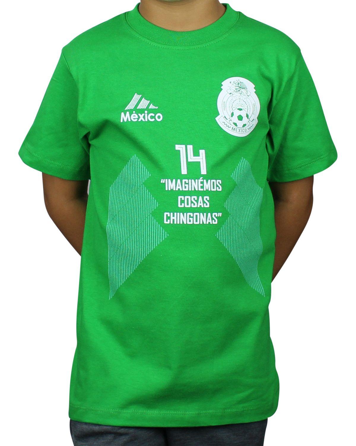 Chicharito Logo - Imaginemos Cosas Chingonas Kids Shirt Chicharito Javier Hernandez Seleccion  (XL)