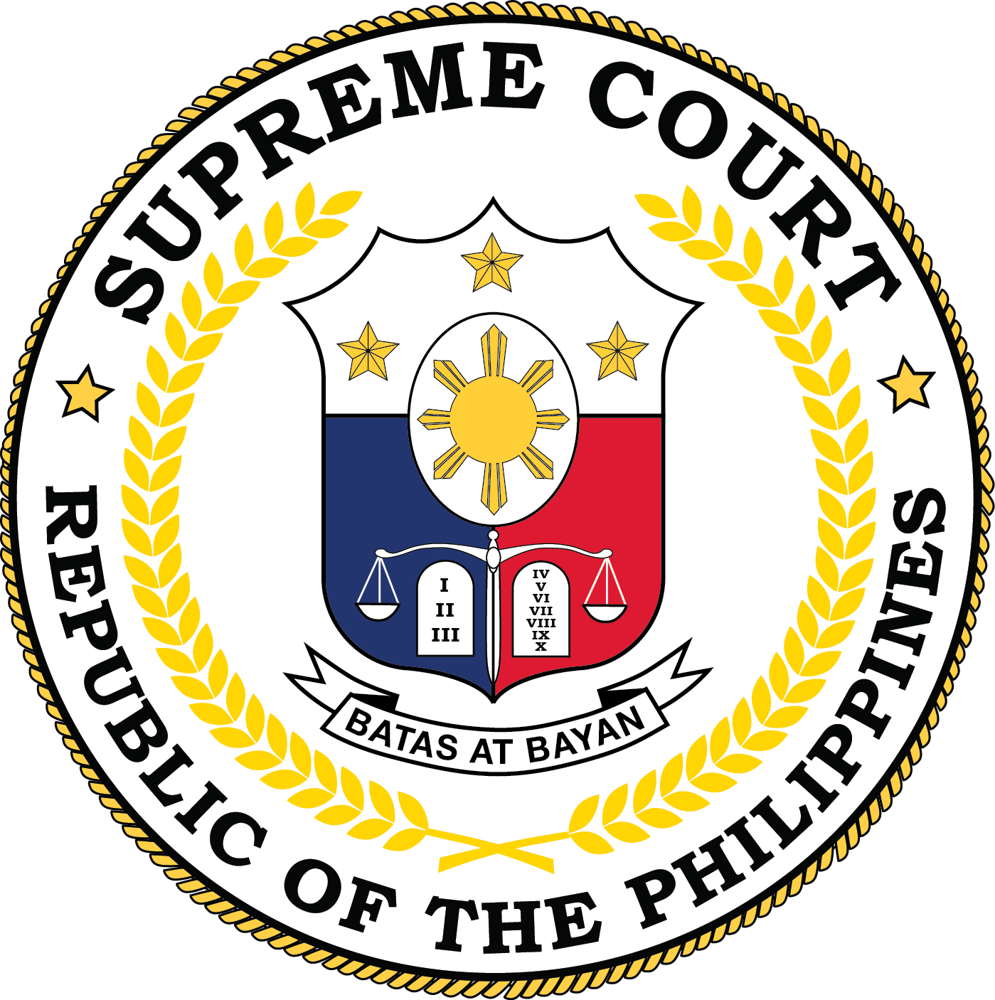 Judiciary Logo - The Supreme Court. Official Gazette of the Republic of the Philippines