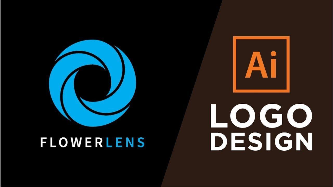 Lens Logo - Logo Design Process | Adobe Illustrator CC 2015 (Flower Lens)