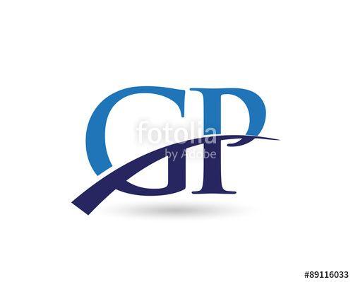 GP Logo - GP Logo Letter Swoosh Stock Image And Royalty Free Vector Files