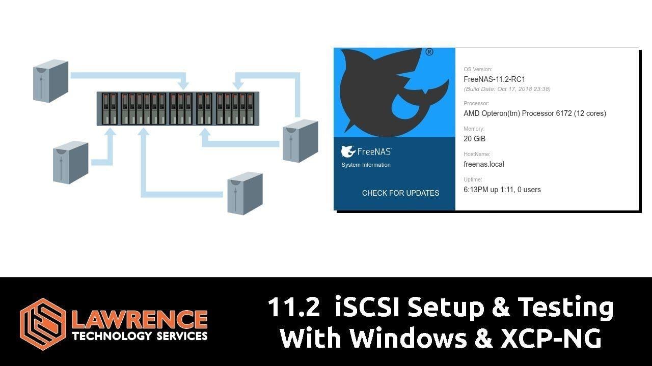 iSCSI Logo - FreeNAS 11.2 iSCSI Setup & Testing With Windows & XCP-NG