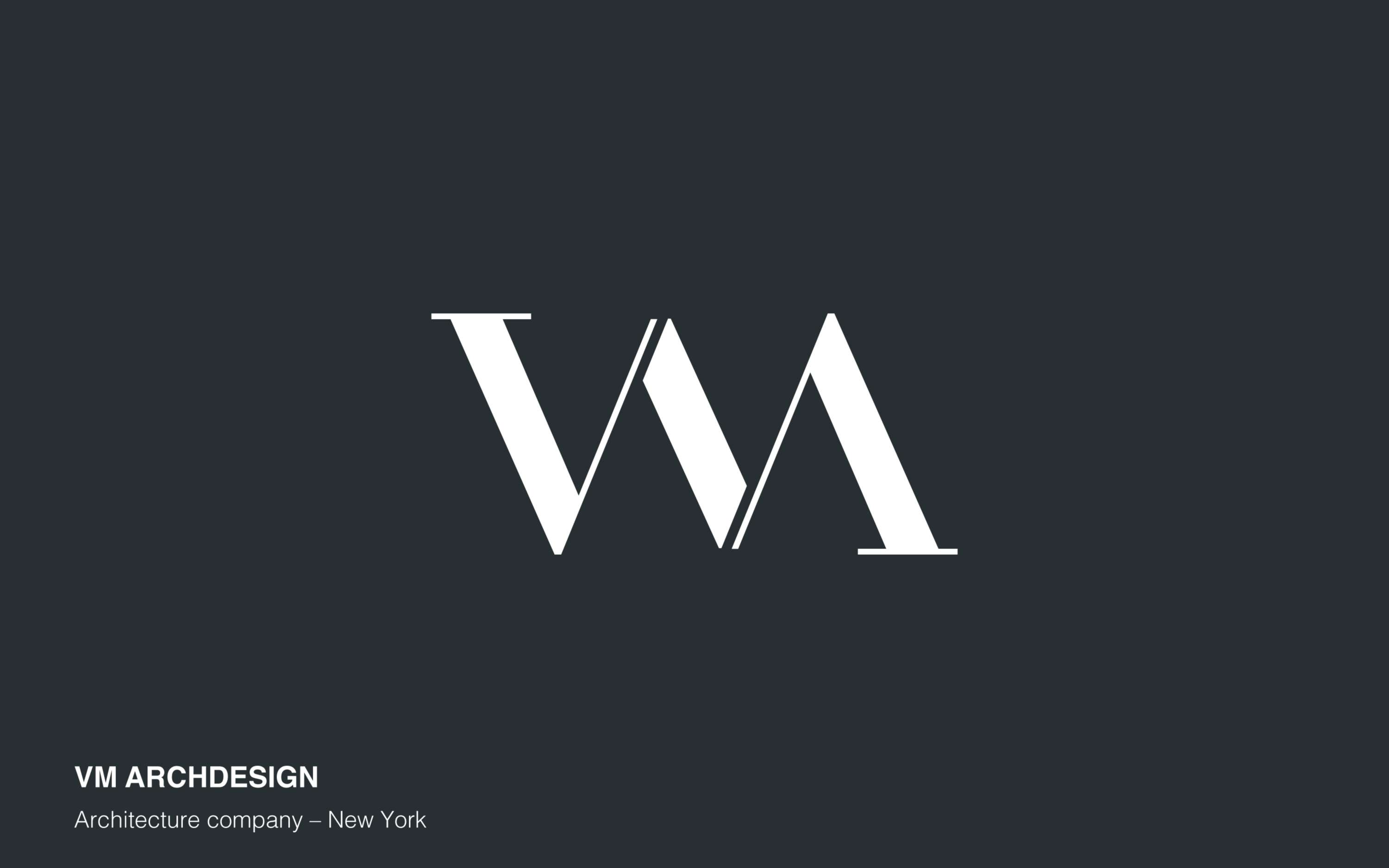 VM Logo - Logo design for VM Architects. New York | The Dots