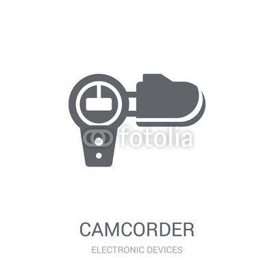 Camcorder Logo - Camcorder icon. Trendy Camcorder logo concept on white background ...