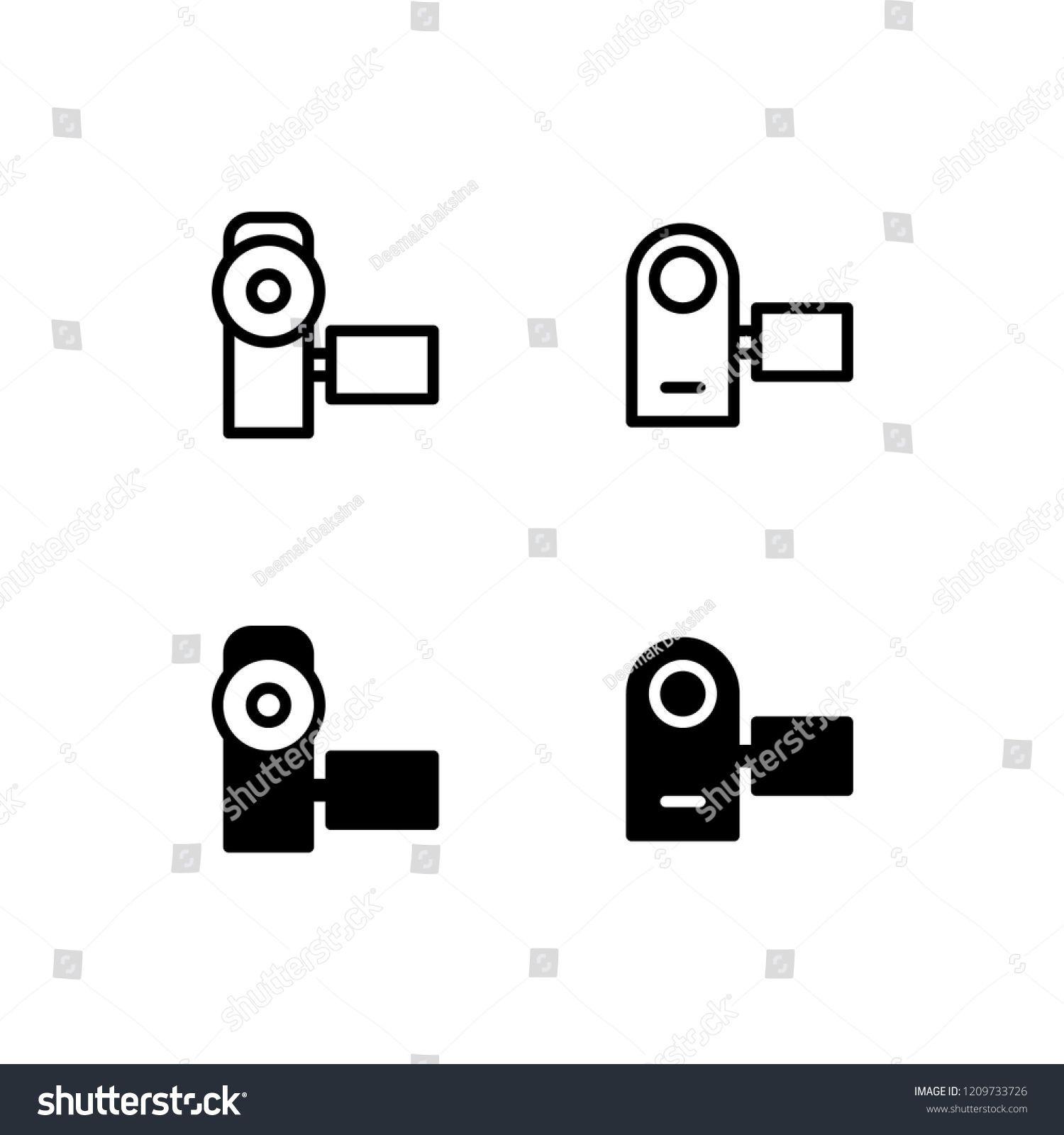 Camcorder Logo - Camcorder Icon Design. camcorder, handycam, video, camera, record ...