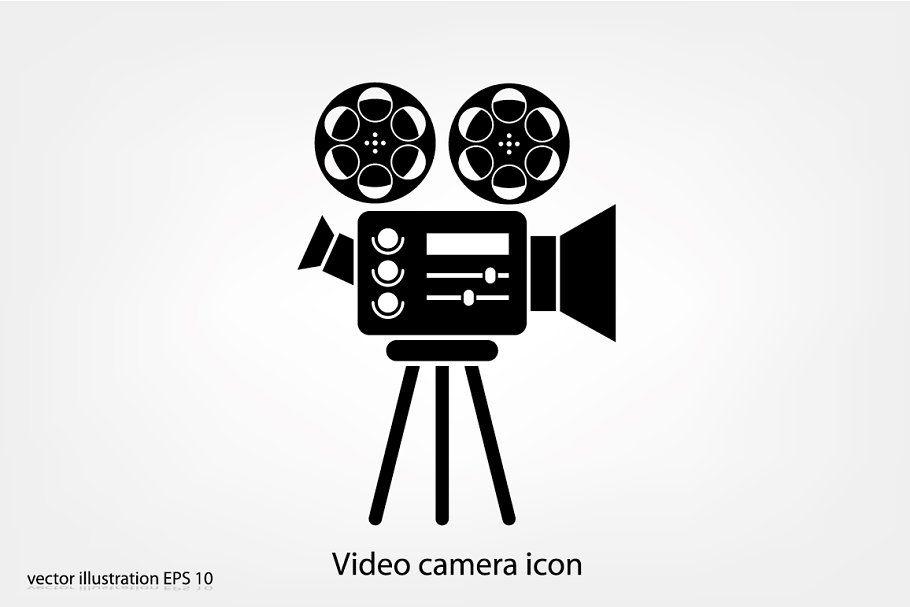 Camcorder Logo - Video camera icon