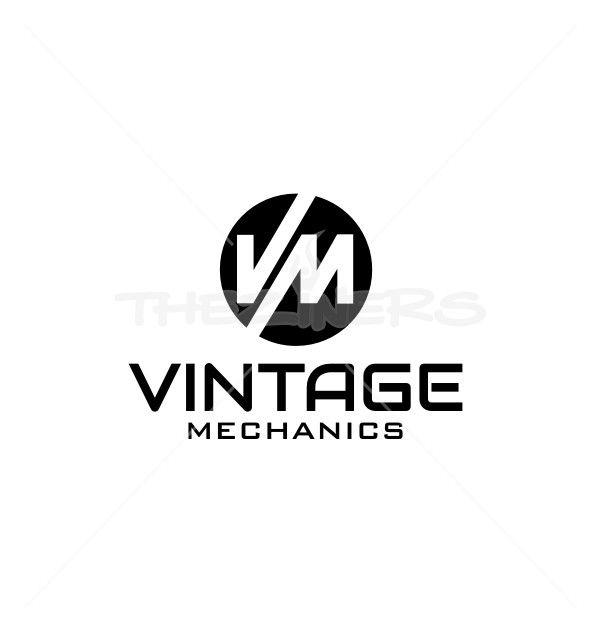 VM Logo - VM Letter Correct Stylish Logo Template
