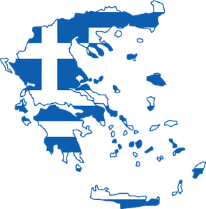 Greece Logo - Flag map of Greece Logo Vector (.EPS) Free Download