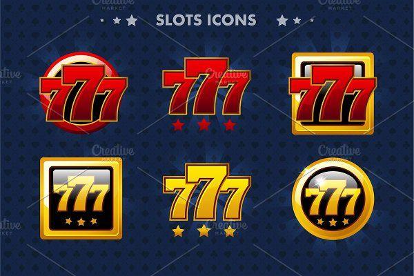 777 Logo - logo JACKPOT and golden 777 icon, explosion gold coins on violet