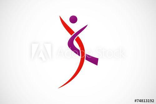 Dancesport Logo - abstract people dance sport logo vector this stock vector