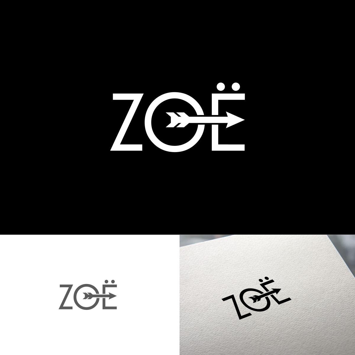 Zoe Logo - Modern, Bold, Clothing Logo Design for Main text: 