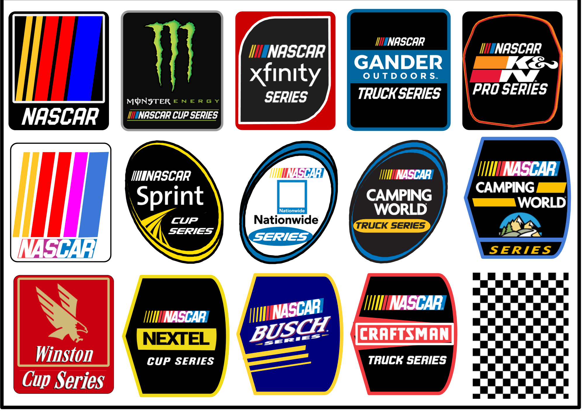 Nascar.com Logo - If NASCAR logos were vertical instead of horizontal
