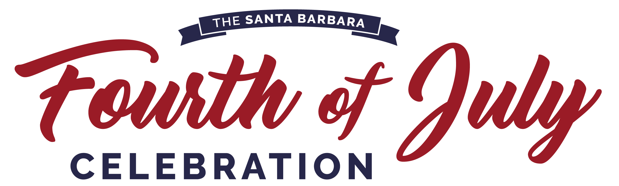 July Logo - Santa Barbara - Fourth of July in Santa Barbara