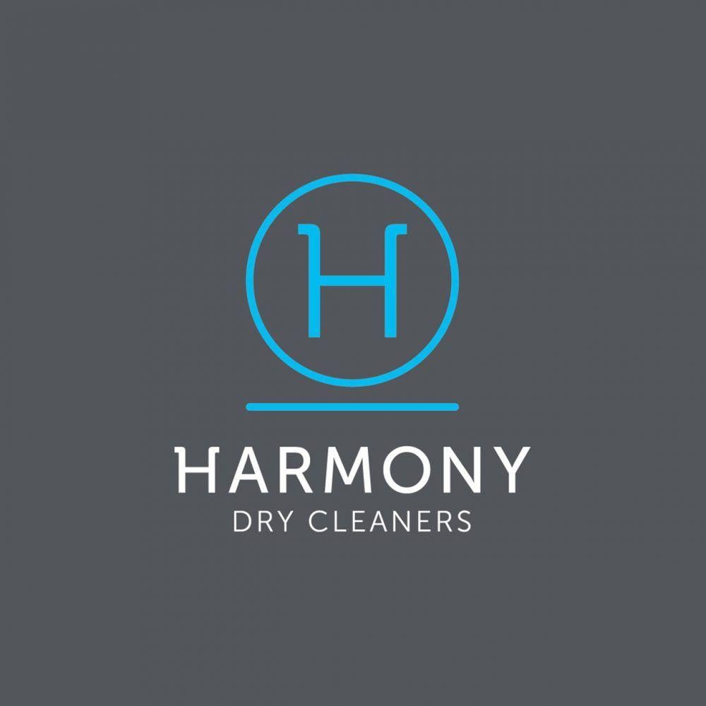 Cleaners Logo - Harmony Dry Cleaners logo design and shop signage - ImageVitae, St Ives