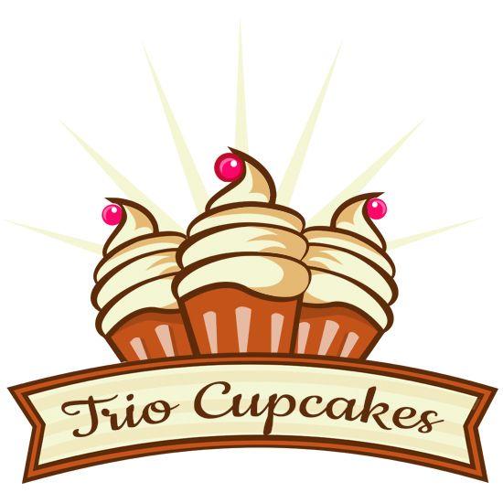 Cupcakes Logo - Three Cupcakes Logo Design