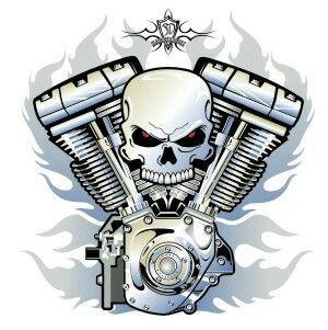 V-Twin Logo - V Twin Motorcycle Tat. Tattoo. Engine Tattoo, Harley Tattoos
