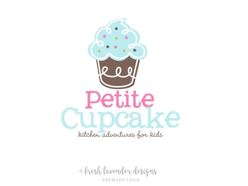 Cupcakes Logo - Cupcake Logo, Logo with Cupcakes, Bakery Logo, Custom Logo, Logo Designer,  Premade Logo, Premade Cupcake Logo, Affordable Logo