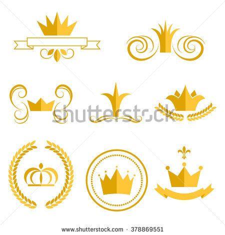 Shutterstock.com Logo - Crowns realistic fun pics & image