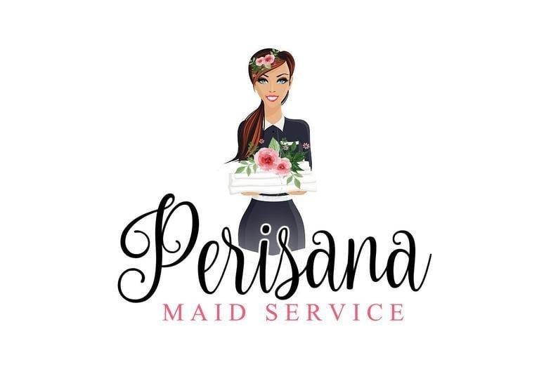 Maid Logo - Maid Logo, Cleaning Logo, Maid Design, Clean House logo, Cleaner logo,  Housekeeper logo, Housekeeping, Logo Design, Premade logo, Gold logo