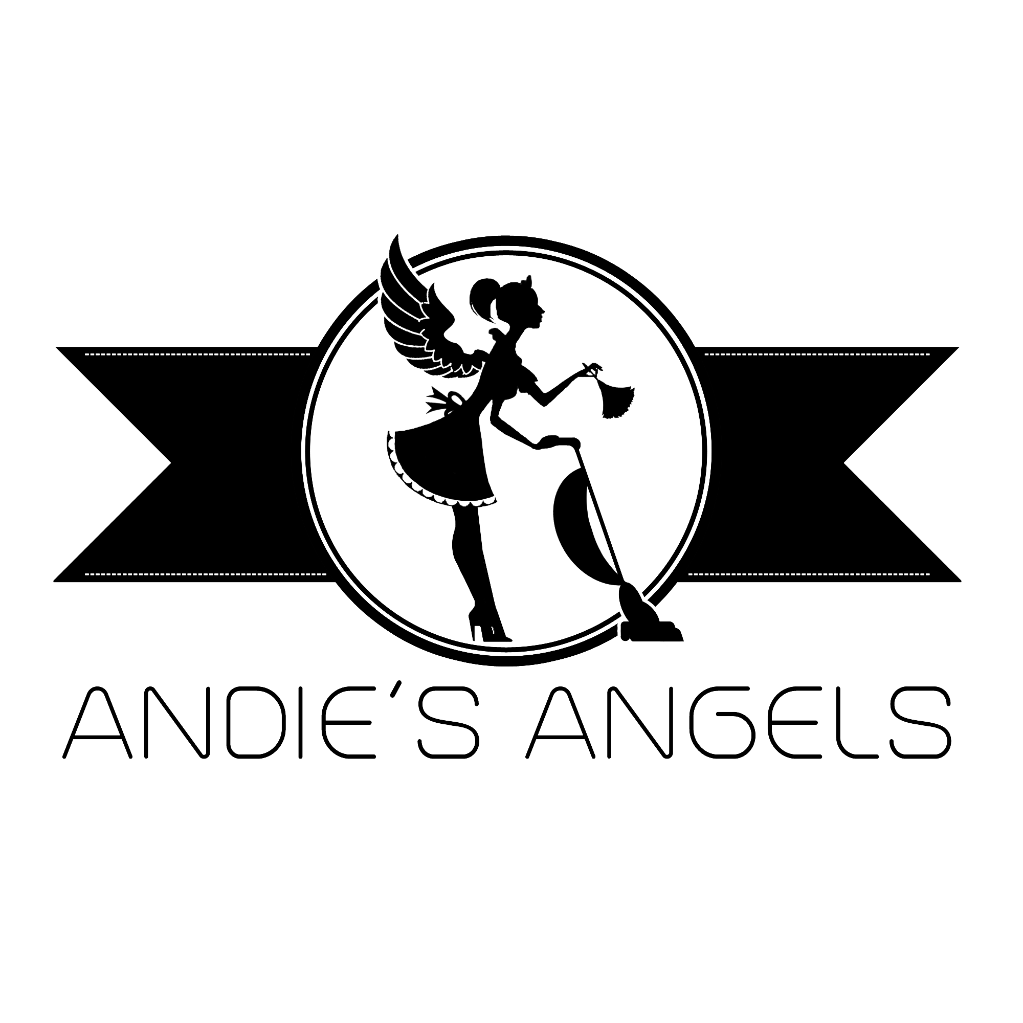 Maid Logo - Andie's Angels Cleaning & Maid Service Logo Design | Lockehart ...