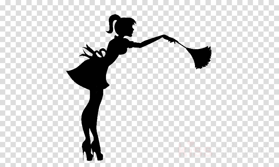 Maid Logo - Cleaning, Illustration, Silhouette, transparent png image & clipart ...
