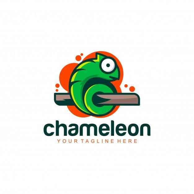 Chameleon Logo - Chameleon logo Vector | Premium Download