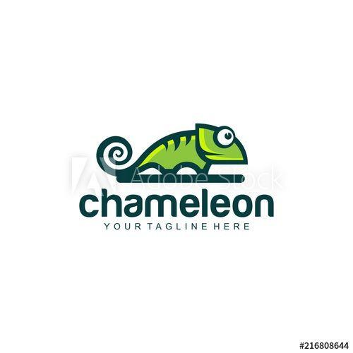 Chameleon Logo - Chameleon logo this stock vector and explore similar vectors