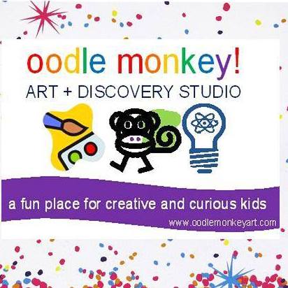 Oodle Logo - OODLE MONKEY! Art + Discovery Studio - home