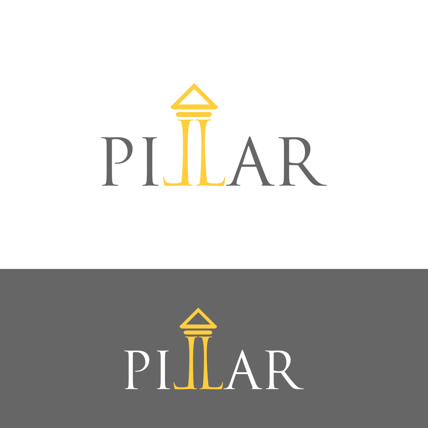 Pillar Logo - Bold, Modern, Architecture Logo Design for PILLAR