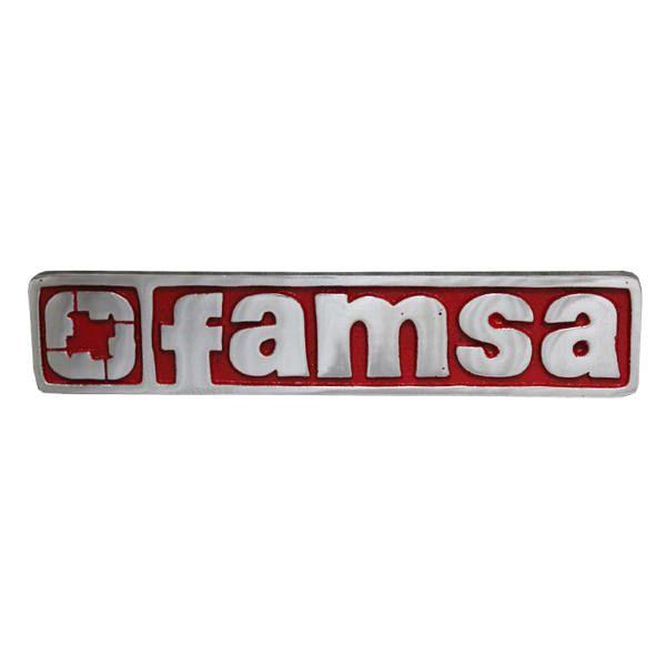 Famsa Logo - Emblemas : EMBLEMA FAMSA CHICO P/PARRILLA