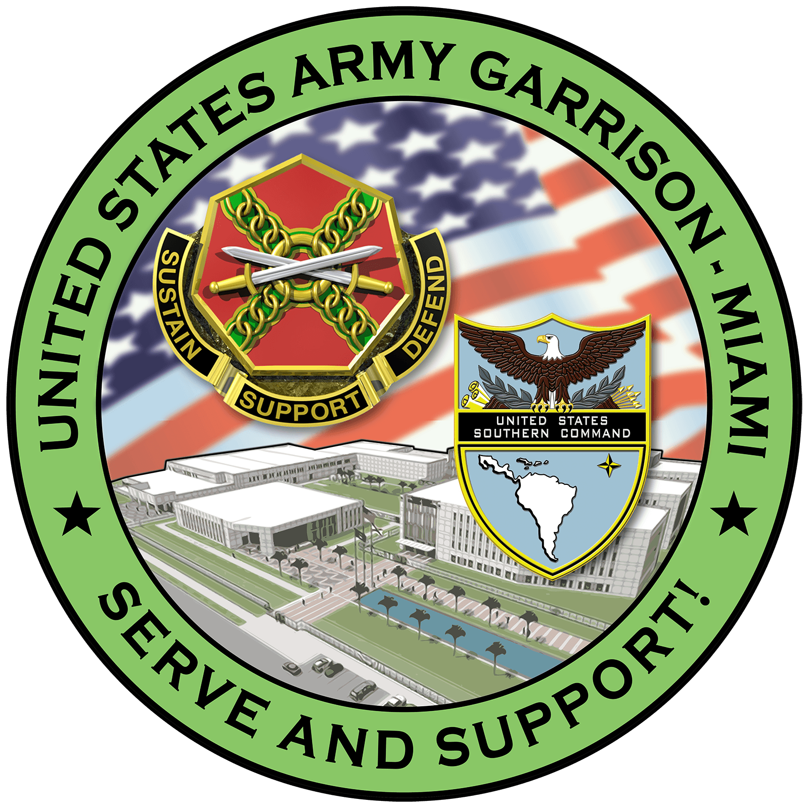 IMCOM Logo - U.S. Army Garrison Miami