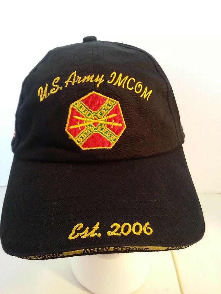 IMCOM Logo - US Army Installation Management Command IMCOM Military Ball Cap Hat ...