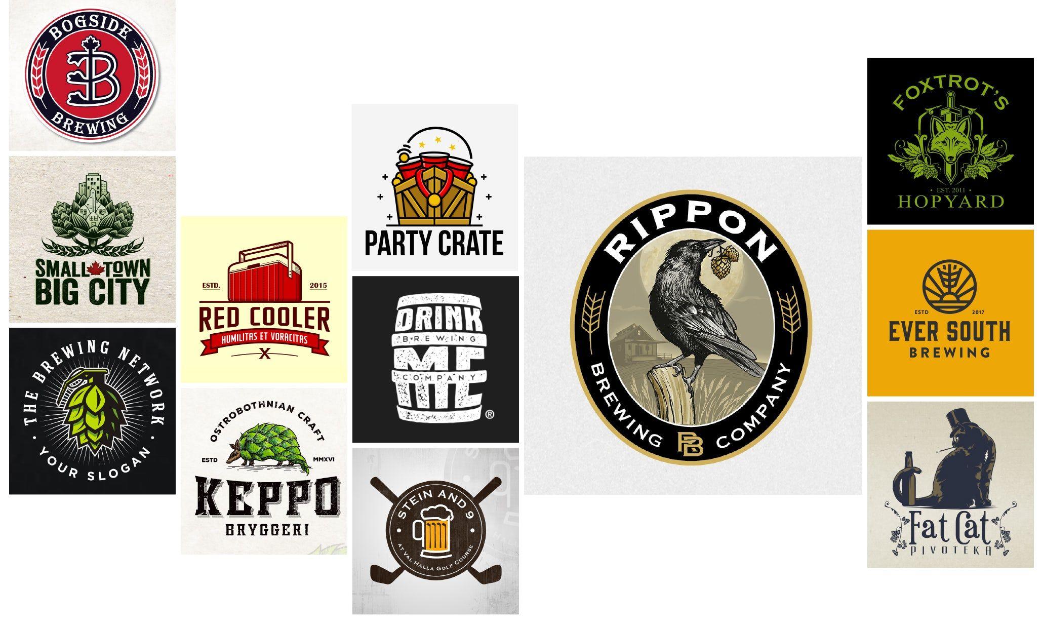 Brewing Logo - beer and brewery logos to drink in