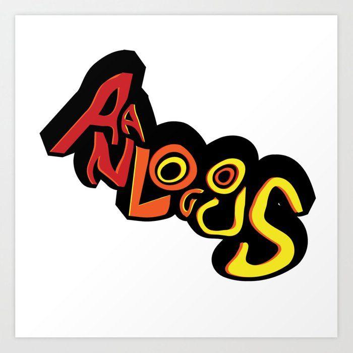 Analogous Logo - Analogous Colors Art Print by saremalex