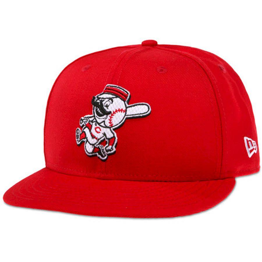 New Reds Logo - Men's Cincinnati Reds New Era Red Logo Lush 59FIFTY Fitted Hat
