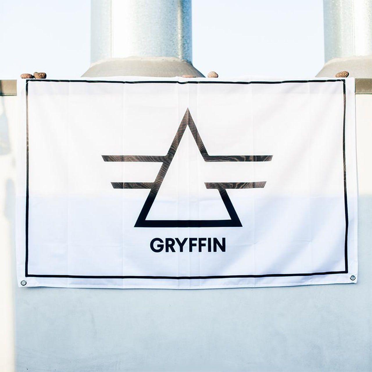 Gryffin Logo - Flag White Gryffin Logo
