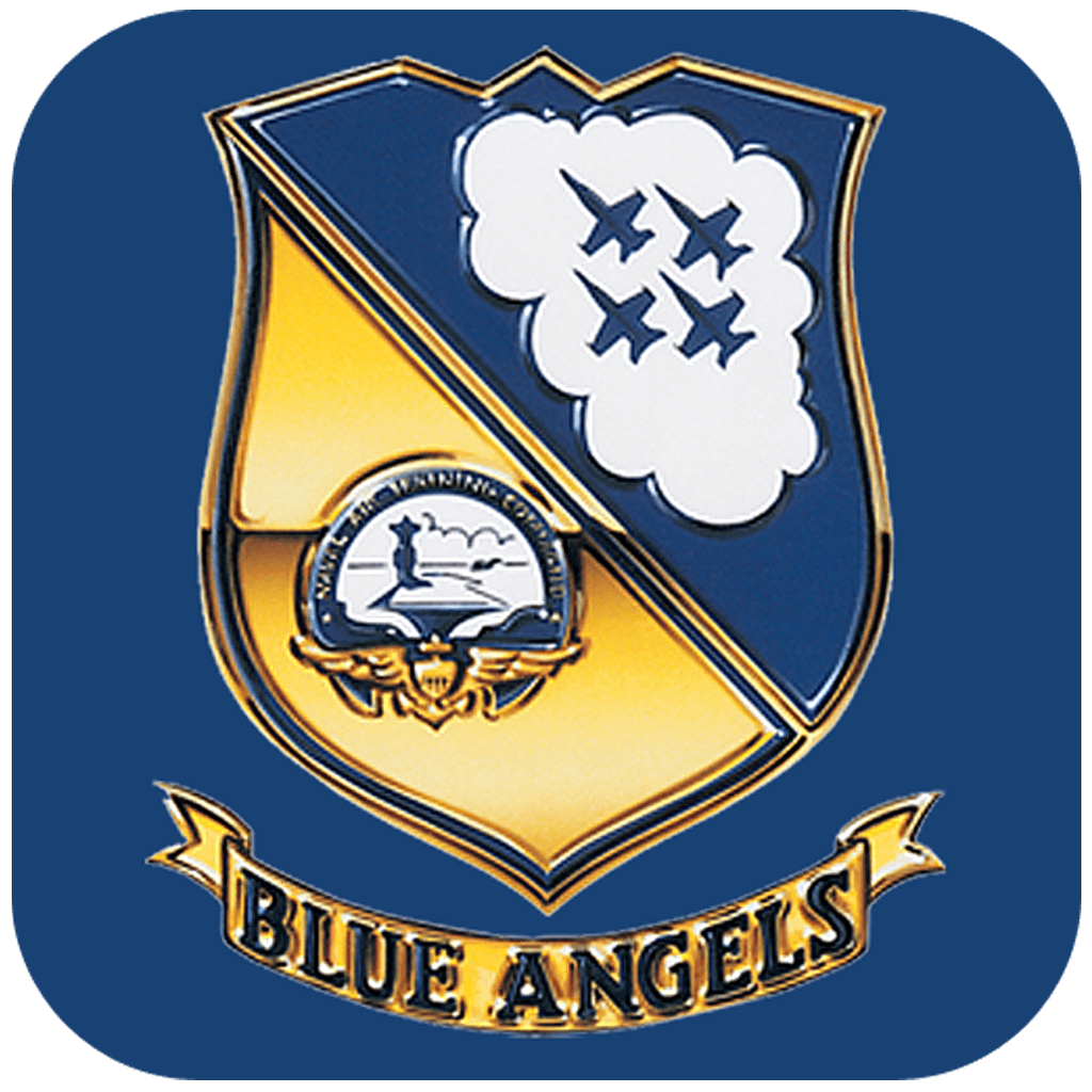 Blue Angels Logo - Blue Angels Navy Flight Demonstration Squadron | FREE iPhone & iPad ...