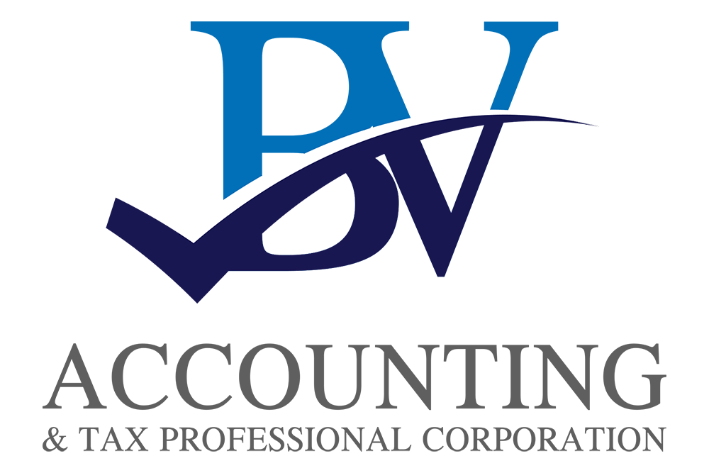 BV Logo - Personal Taxes. BV Accounting & Tax Solutions. Gravenhurst, ON