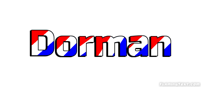 Dorman Logo - United States of America Logo. Free Logo Design Tool from Flaming Text