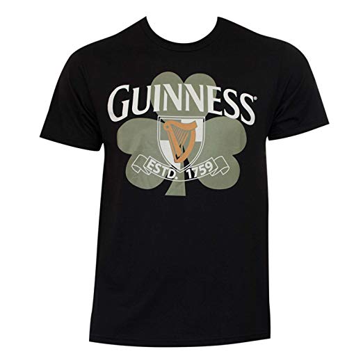 1759 Logo - Amazon.com: Mad Engine Guinness Established 1759 Logo T-shirt ...
