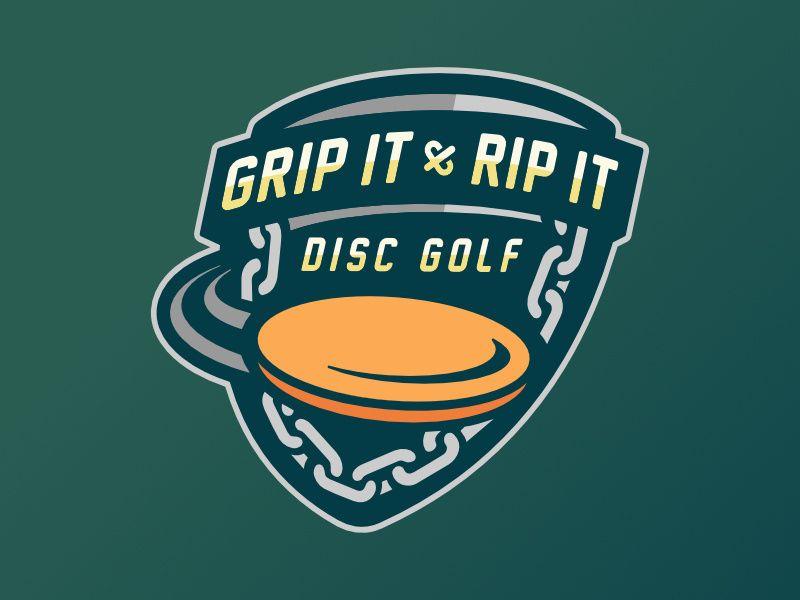 RIP-IT Logo - Grip it & Rip It Disc Golf by Ricky Normandeau on Dribbble