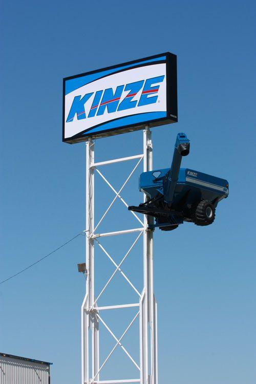 Kinze Logo - The Story Behind (Beneath) the Iconic Kinze Yard Art | Kinze